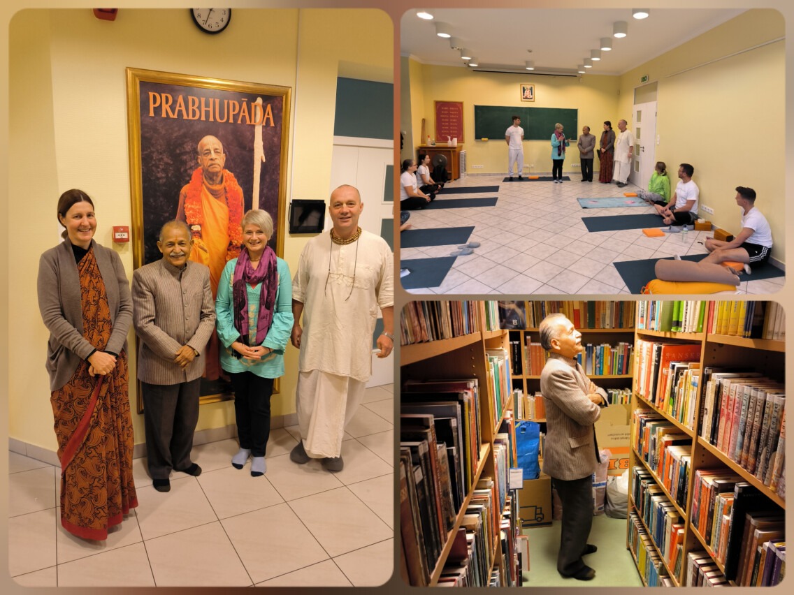 Mr. Chandra Mohan Bhandari látogatása a BHFen Bhaktivedanta